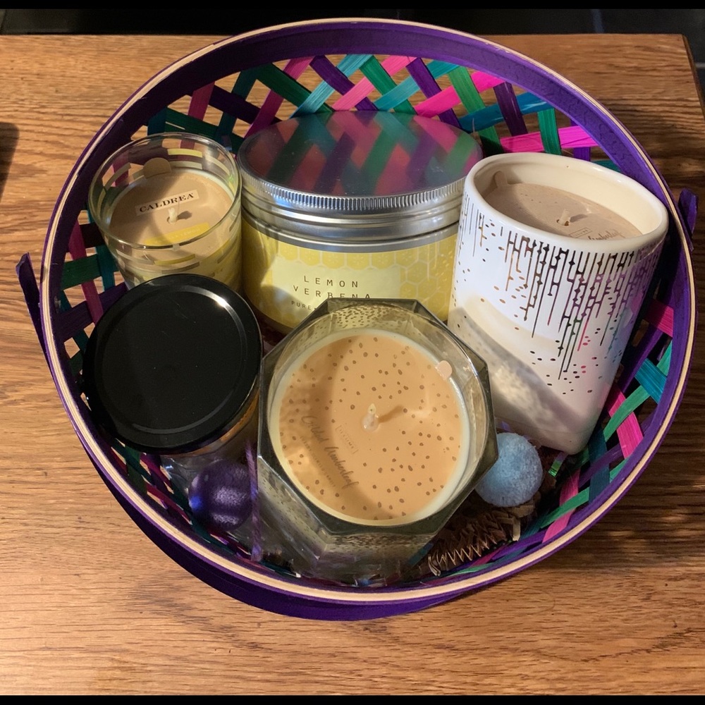 Mother’s Day Candle baskets